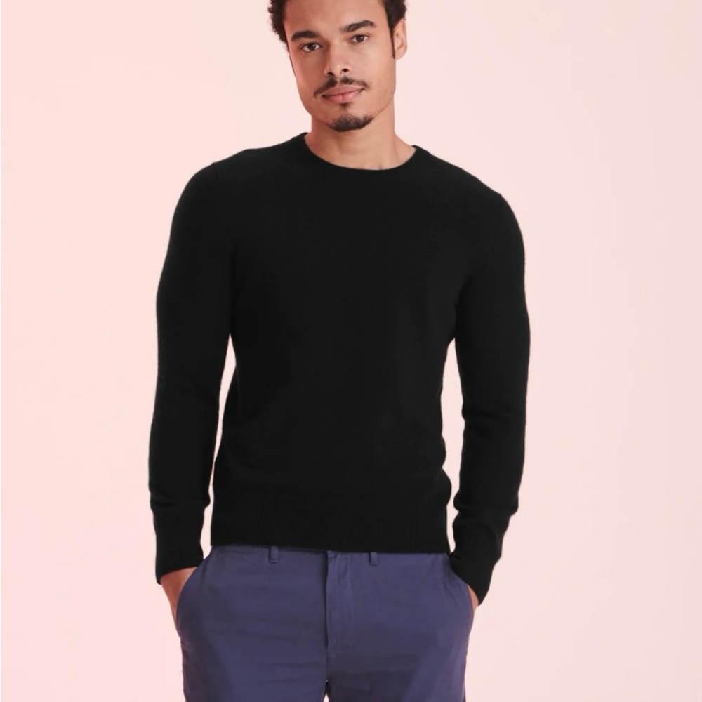 NWT NAADAM XL Black original cashmere sweater